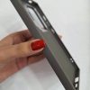 کاور سیلیکونی ژله ای با لنز استندشو رنگ طوسی مناسب برای گوشی موبایل سامسونگ اس 24 اولترا Samsung-S24Ultra