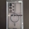 کاور گوشی موبایل سامسونگ اس 24 اولترا Samsung-S24Ultra کیس پرو Case Pro مات مگ سیف Mag Safe با لنز استندشو رنگ طوسی