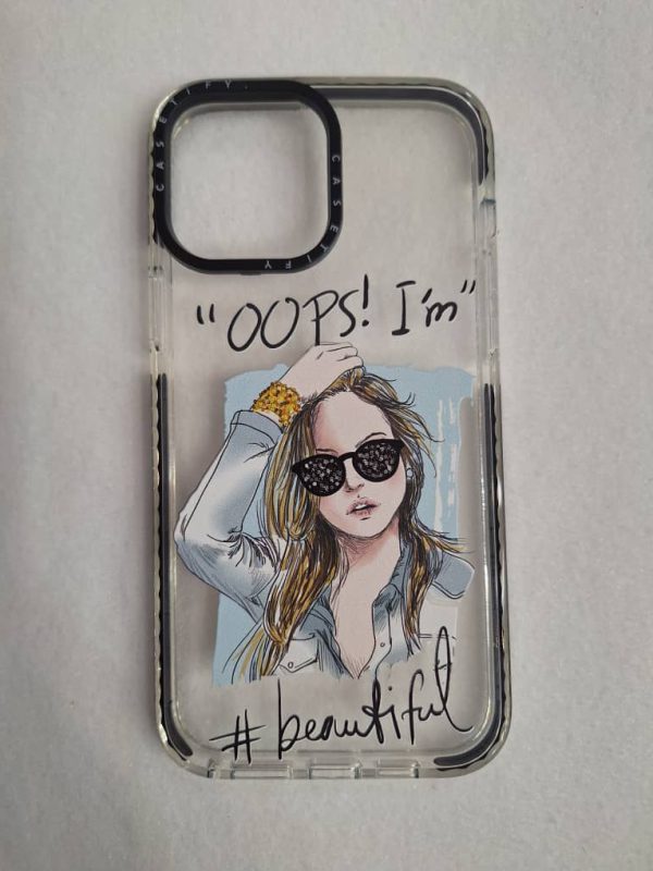 کاور I'm Beautiful طرح اختصاصی شفاف مناسب برای گوشی موبایل آیفون 13 پرومکس iPhone13Promax