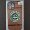 کاور استارباکس Starbucks طرح سیلیکونی برجسته مناسب برای گوشی موبایل آیفون 13 پرو iPhone13Pro-