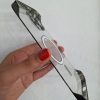 کاور Mag Side Black شفاف مگ سیف Mag Safe خشک و نازک با گلس محافظ لنز رنگ مشکی مناسب برای گوشی موبایل آیفون 13 پرومکس iPhone13Promax
