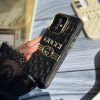 کاور طرح گوچی Gucci طرح چرمی رنگ مشکی مناسب برای گوشی موبایل آیفون 16 نرمال iPhone16-