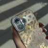 کاور گوشی موبایل آیفون 16 پرومکس iPhone16Promax طرح شکوفه های گیلاس Cherry Blossom با لنز نگینی