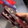 کاور پاپیونی چری Cherry Bow مناسب برای گوشی موبایل آیفون 13 پرومکس iPhone13Promax