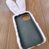 کاور خرگوش پشمالو رنگ یاسی مناسب برای گوشی موبایل آیفون 7 و 8 نرمال و SE اس ای iPhone7- iPhone8- iPhoneSE