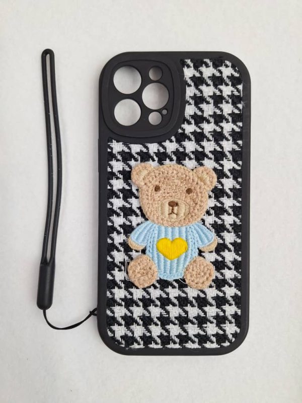 کاور خرس Bear بافتنی مناسب برای گوشی موبایل آیفون 11 پرو iPhone11Pro-