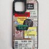 کاور تیکت Ticket استیکر آینه ای مناسب برای گوشی موبایل آیفون 12 نرمال و 12 پرو iPhone12- iPhone12Pro-