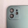 کاور براق نازک با گلس محافظ لنز رنگ سبز مناسب برای گوشی موبایل آیفون 12 نرمال iPhone12-