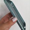 کاور براق نازک با گلس محافظ لنز رنگ سبز مناسب برای گوشی موبایل آیفون 12 نرمال iPhone12-