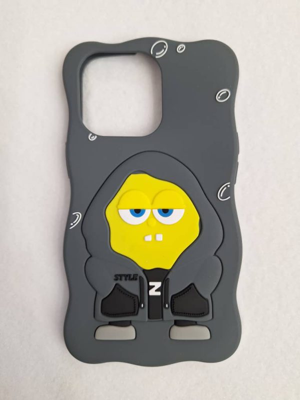 کاور باب اسفنجی گنگ Gang Sponge Bob سیلیکونی مناسب برای گوشی موبایل آیفون 11 پرومکس iPhone11Promax