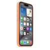 کاور سیلیکونی مگ سیف اورجینال - اصلی Original Mag Safe Silicone Case CH زیر بسته رنگ نارنجی Orange Sorbet مناسب برای گوشی موبایل آیفون 15 پرو iPhone15Pro-