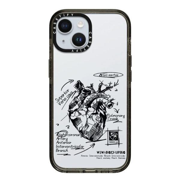 کاور آناتومی قلب Heart Anatomy طرح اختصاصی شفاف مناسب برای گوشی موبایل آیفون 12 نرمال و 12 پرو iPhone12- iPhone12Pro-