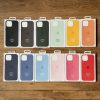 کاور سیلیکونی مگ سیف اورجینال - اصلی Original Mag Safe Silicone Case CH زیر بسته رنگ نارنجی Orange Sorbet مناسب برای گوشی موبایل آیفون 15 پرو iPhone15Pro-