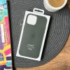 کاور گوشی موبایل آیفون 15 پرومکس iPhone15Promax سیلیکونی مگ سیف اورجینال - اصلی Original Mag Safe Silicone Case زیر بسته رنگ سبز Cypress
