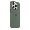 کاور گوشی موبایل آیفون 15 پرومکس iPhone15Promax سیلیکونی مگ سیف اورجینال - اصلی Original Mag Safe Silicone Case زیر بسته رنگ سبز Cypress