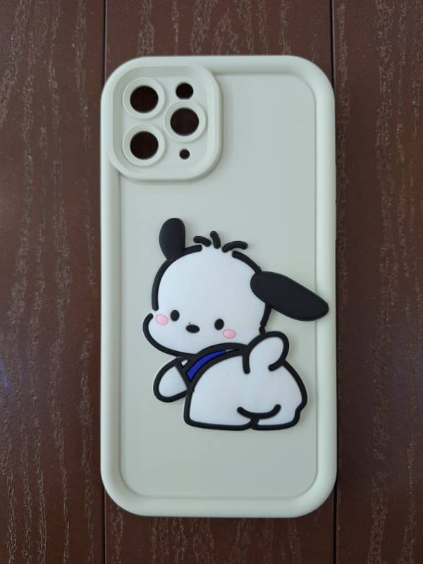 کاور گوشی موبایل آیفون 11 پرو iPhone11Pro- طرح سگ پوچاکو Pochacco سالید - سولید Solid طرح برجسته