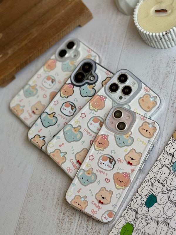 کاور جشن حیوانات Happy Animal Party مناسب برای گوشی موبایل آیفون 16 نرمال iPhone16-