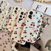 کاور گوشی موبایل آیفون 16 نرمال iPhone16- طرح گیلاس Cherry (بدون آویز)