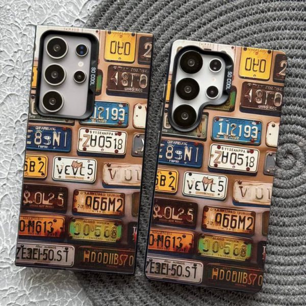 کاور طرح پلاک Number-Plate مناسب برای گوشی موبایل سامسونگ اس 25 اولترا Samsung-S25Ultra
