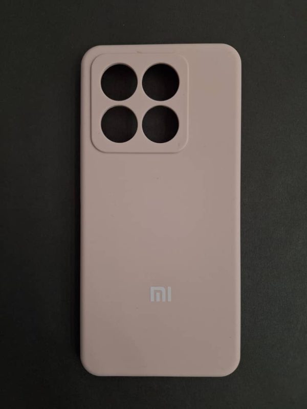 کاور گوشی موبایل شیائومی 14T می 14تی Xiaomi-14T- سیلیکونی Silicone Case رنگ کالباسی