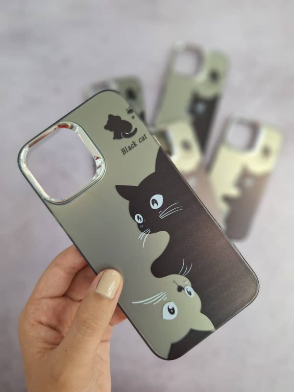 کاور گربه‌های دوقلو Twins Cats مناسب برای گوشی موبایل آیفون 16 پرو iPhone16Pro-