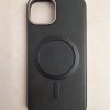 کاور Creative Case طرح چرمی مگ سیف Mag Safe رنگ مشکی مناسب برای گوشی موبایل آیفون 16 نرمال iPhone16-