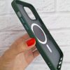 کاور Creative Case مات مگ سیف Mag Safe دور سیلیکونی رنگی رنگ سبز مناسب برای گوشی موبایل آیفون 13 پرومکس iPhone13Promax