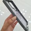 کاور گوشی موبایل سامسونگ اس 25 اولترا Samsung-S25Ultra راک سند جوی پورودو Rock Sand Joyporodo مات مگ سیف Mag Safe رنگ نچرال تیتانیوم - طوسی