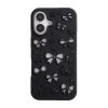 کاور گوشی موبایل آیفون 13، 14 و 15 نرمال iPhone13- iPhone14- iPhone15- طرح پاپیونی توری سیلیکونی رنگ مشکی Black Ribbon