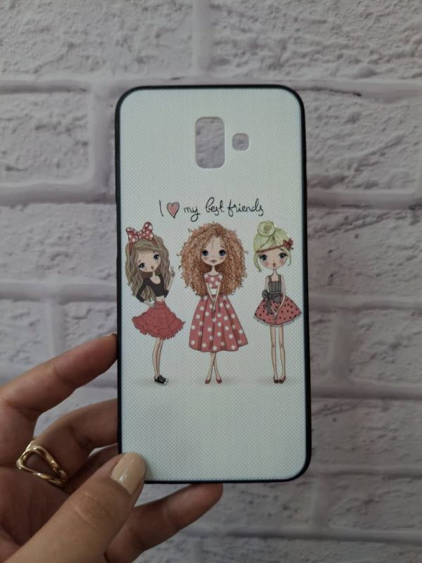 کاور گوشی موبایل سامسونگ J6 Plus جی6 پلاس Samsung-J6Plus طرح دخترانه I Love My Best Friends
